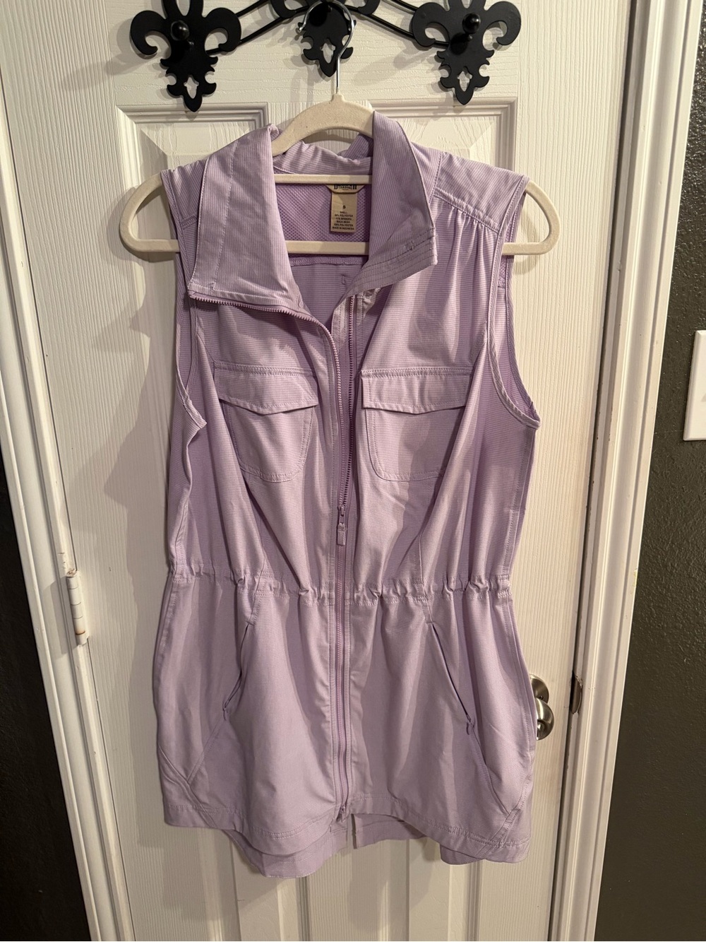 Duluth Trading Co Lavender Sleeveless Utility Vest